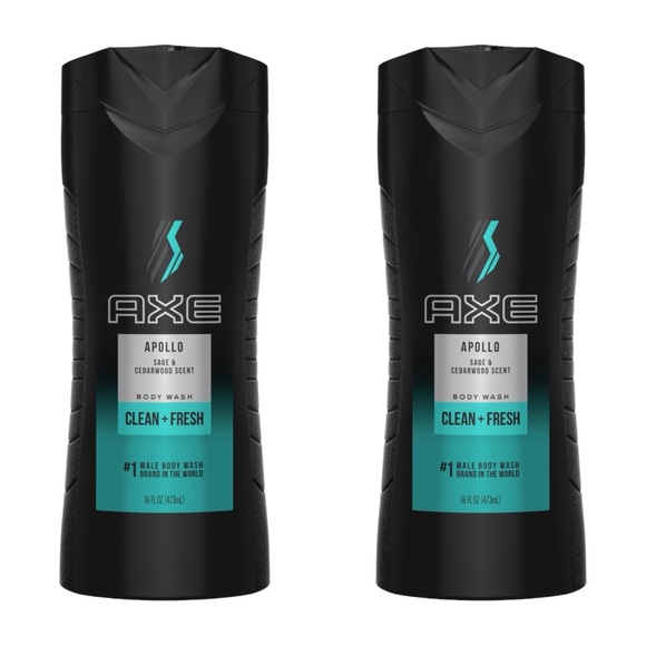 AXE APOLLO SAGE & CEDARWOOD BODY WASH 473ML X2 - BRAND NEW - Picture 1 of 2